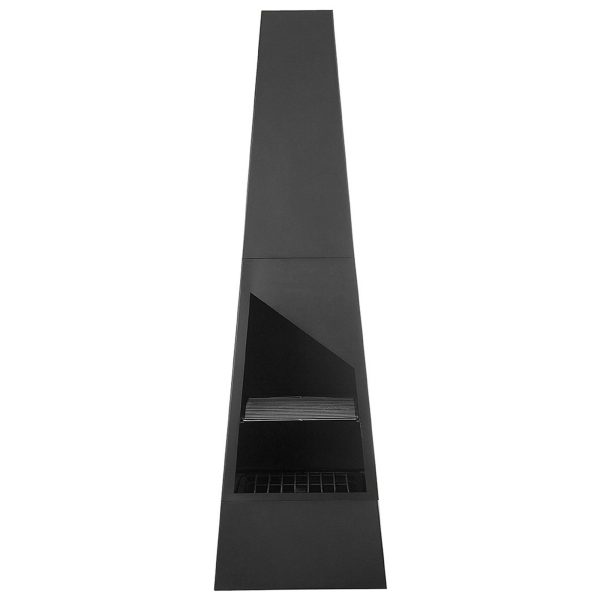 Braséro en bois Acier Noir YATE – Beliani Braséro en bois Acier Noir YATE – Beliani