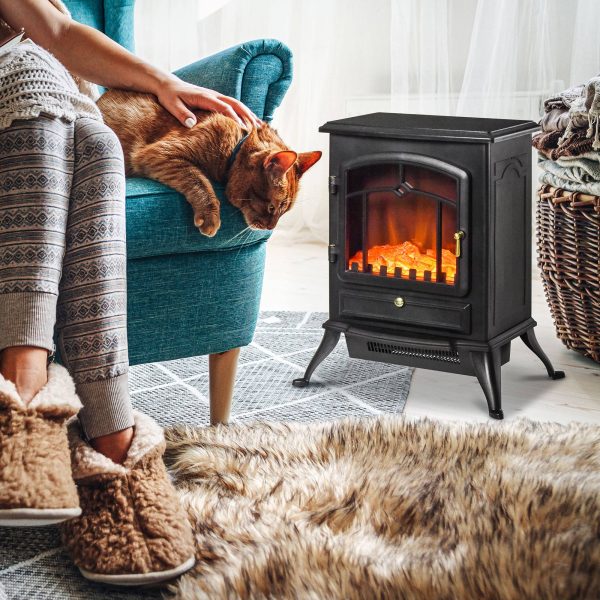 Cheminée Électrique Compacte 2000W Design Rustique avec Effet Flammes Noir – ComfortXL Outdoor Living Cheminée Électrique Compacte 2000W Design Rustique avec Effet Flammes Noir – ComfortXL Outdoor Living