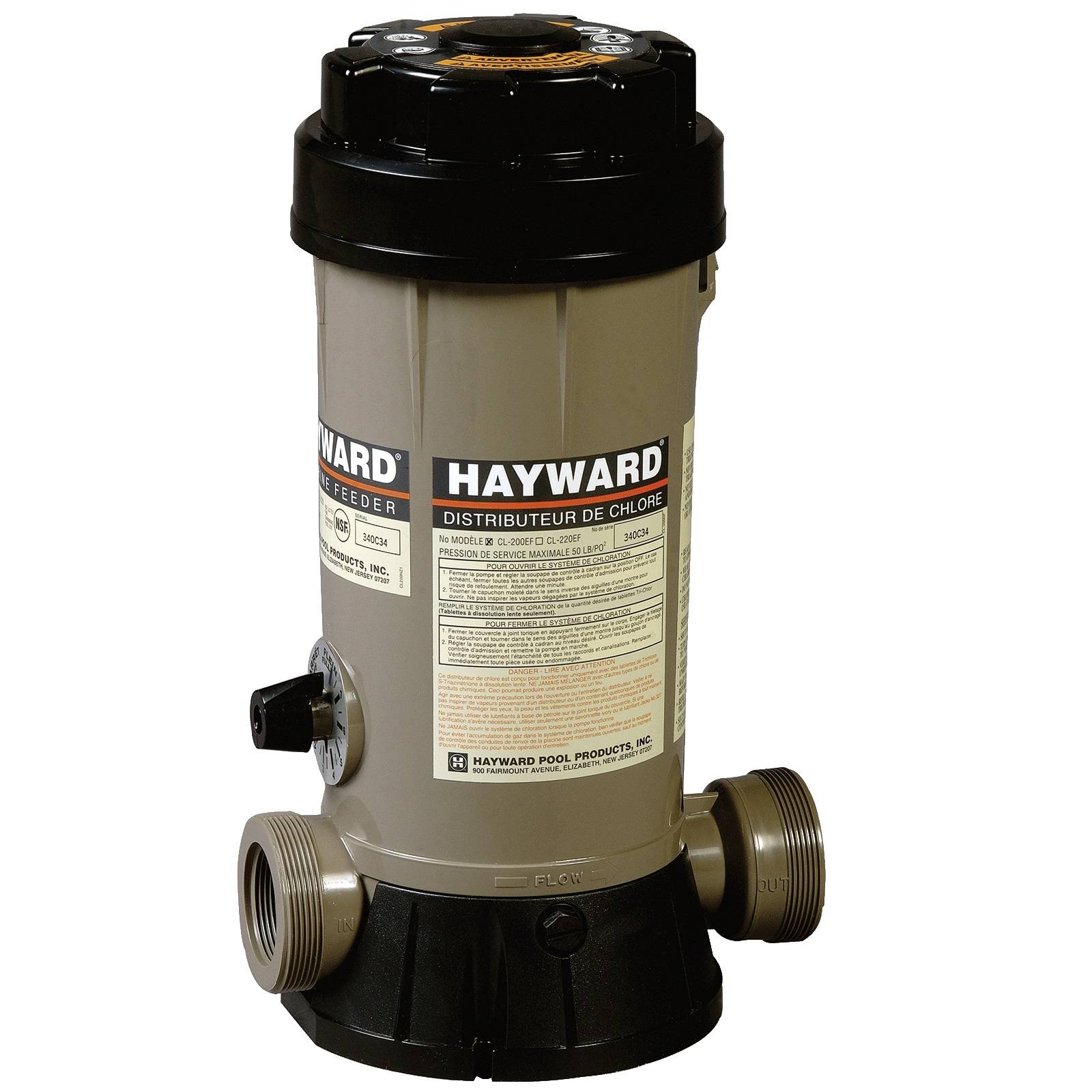 Chlorinateur CL220 4kg en by pass - HAYWARD - HAY-450-0800