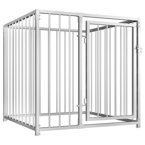 Chenil d’extérieur pour chiens 100 x 100 x 100 cm vidaXL 144487