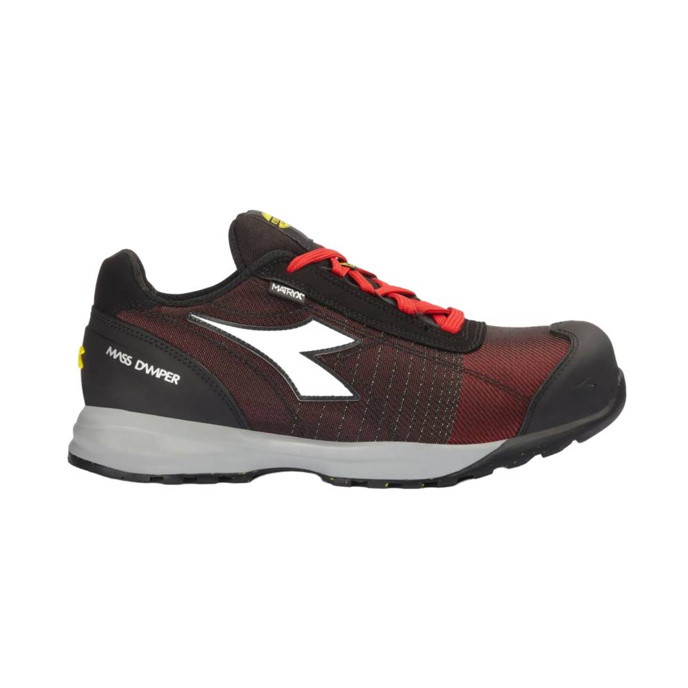 Chaussures de sécurité basses DIADORA GLOVE MDS MATRYX S1PS Rouge / Gris 41