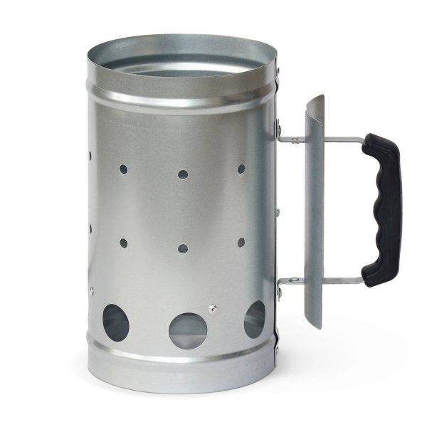 Cheminée d’allumage pour barbecue charbon de bois – allume braises démarrage rapide | sweeek