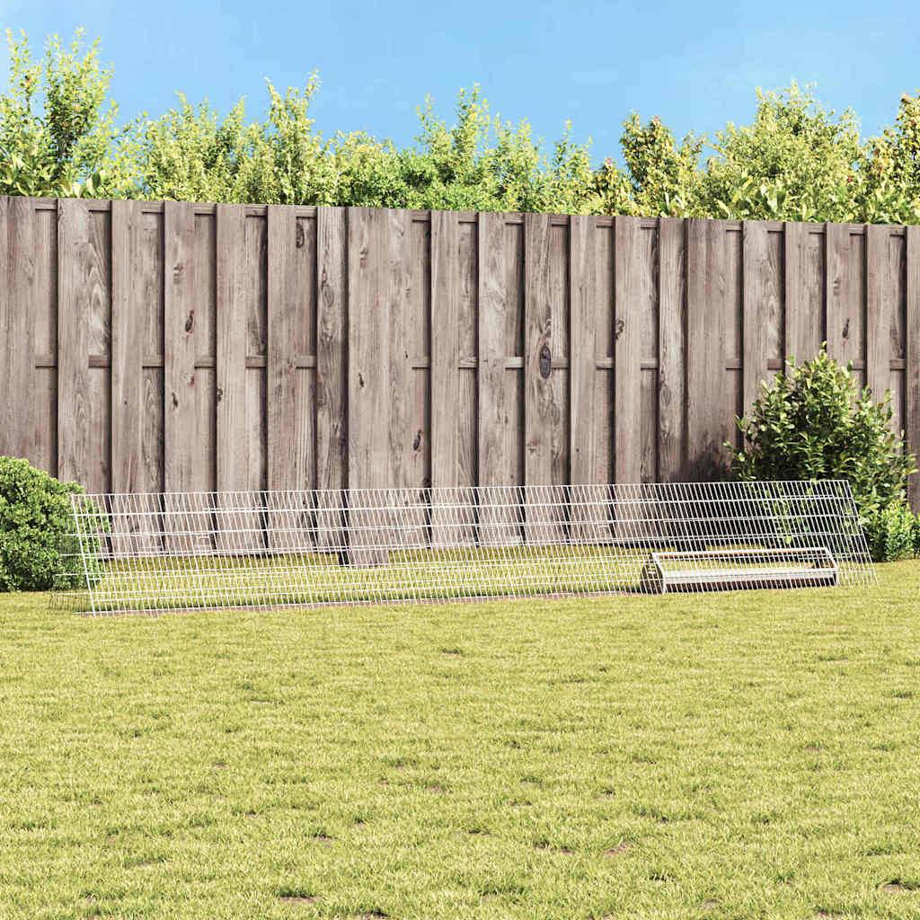 Chemin de Parcours Acier Galvanisé Étroit Sécurité Extérieur 430cm - ComfortXL Outdoor Living