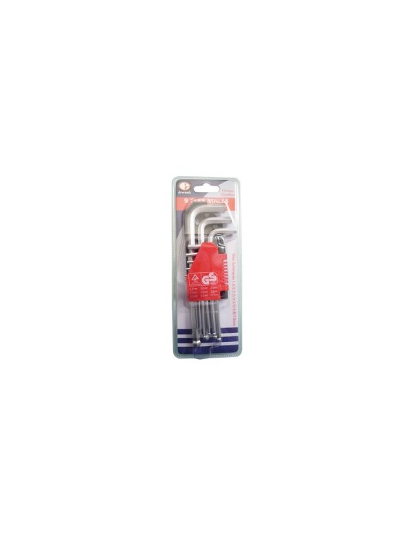 Clés Males Têtes Sphèriques X9 Sc – Evoe Clés Males Têtes Sphèriques X9 Sc – Evoe
