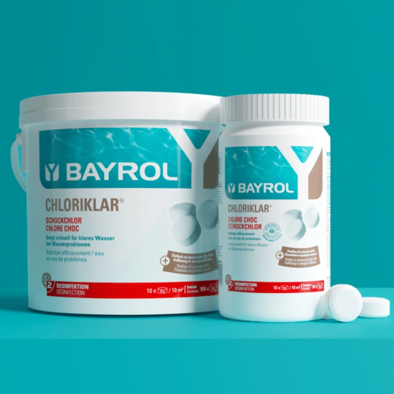 Chlore choc Bayrol Chloriklar Traitement de l'eau - 10 kg