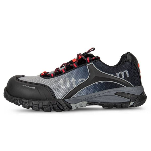 Chaussures de sécurité basse Taille 41 Titanium S1P Anti glissement VITO Chaussures de sécurité basse Taille 41 Titanium S1P Anti glissement VITO
