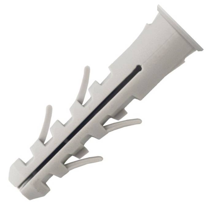 Cheville à expansion nylon avec collerette 6X30mm boîte de 200 - SCELL-IT - DSC06