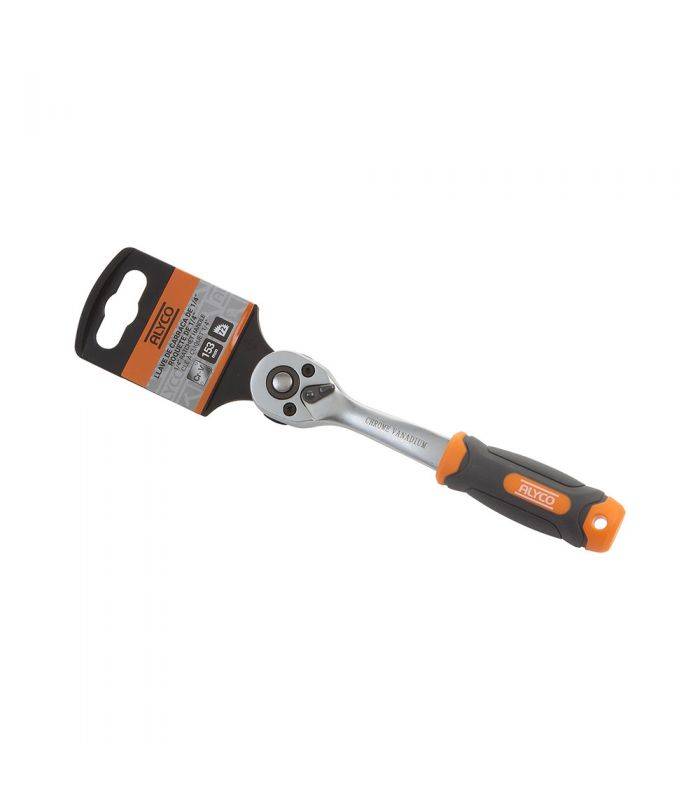 Clé à cliquet 1/4 72 dents alyco orange ALYCO 170715