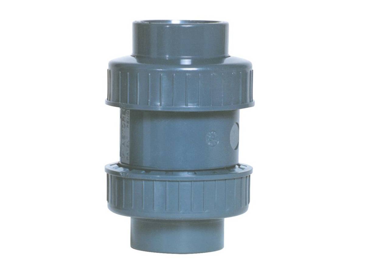Clapet anti-retour à ressort PVC pression Ø 50 mm - Fitt