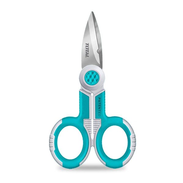 Ciseaux électricien THT1155871 – 145 mm – Acier inoxydable | TOTAL Ciseaux électricien THT1155871 – 145 mm – Acier inoxydable | TOTAL
