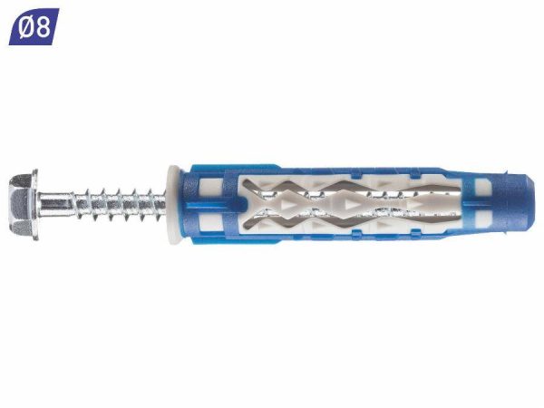 Cheville Colortech 8×50 Vis SPIT – Bidon de 100 – 565195 Cheville Colortech 8×50 Vis SPIT – Bidon de 100 – 565195