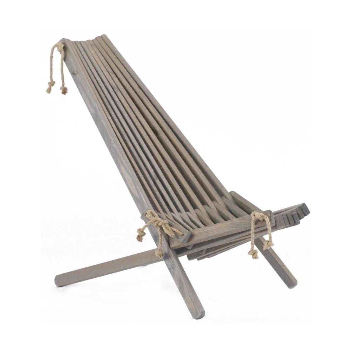 Chilienne en bois EcoChair Pin gris