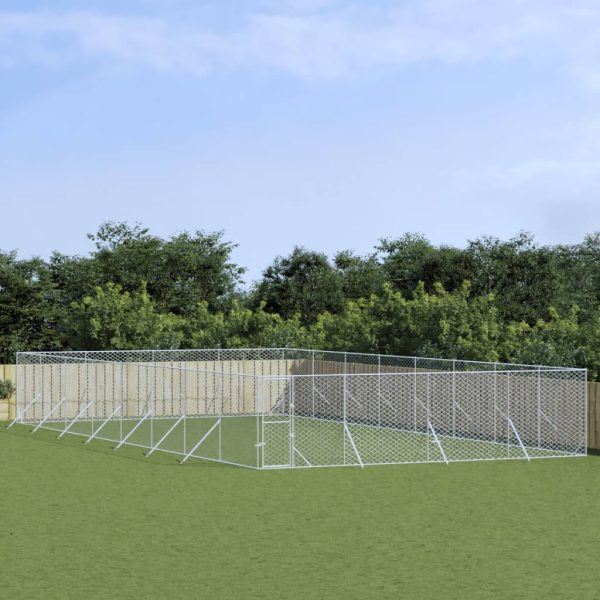 Chenil Extérieur Acier Galvanisé pour Chiens et Animaux Jardin 8x16x2 m – ComfortXL Outdoor Living Chenil Extérieur Acier Galvanisé pour Chiens et Animaux Jardin 8x16x2 m – ComfortXL Outdoor Living
