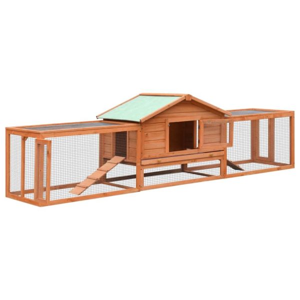 Clapier Pin massif et sapin 310x70x87 cm vidaXL 170642 Clapier Pin massif et sapin 310x70x87 cm vidaXL 170642