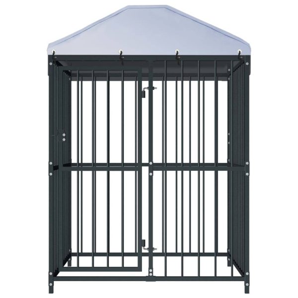 Chenil d’extérieur – Cage d’extérieur – Chenil de jardin avec toit pour chiens 120 x 120 x 150 cm Chenil d’extérieur – Cage d’extérieur – Chenil de jardin avec toit pour chiens 120 x 120 x 150 cm