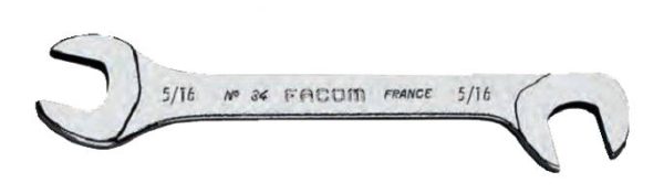 Clé à fourche ‘Micromécanique’ à tête inclinée 3/16» – FACOM – 34.3/16
