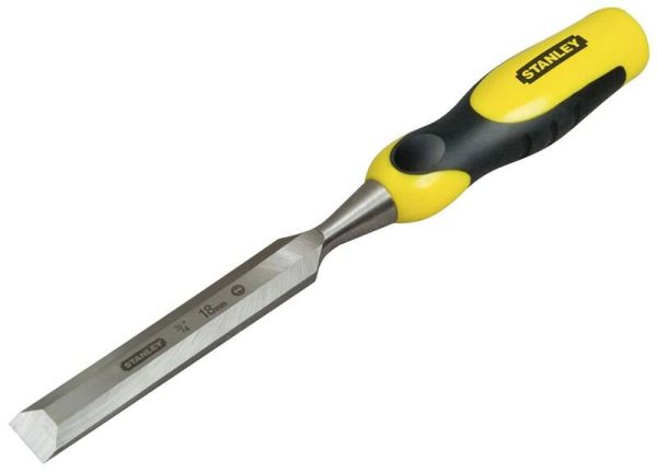 Ciseau à bois manche bi-matière 18 x 141mm longueur totale 320mm – STANLEY – 0-16-877 Ciseau à bois manche bi-matière 18 x 141mm longueur totale 320mm – STANLEY – 0-16-877