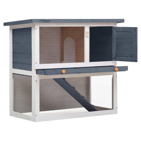 Clapier d’extérieur – Cage d’extérieur 1 porte Gris Bois rj503 Clapier d’extérieur – Cage d’extérieur 1 porte Gris Bois rj503