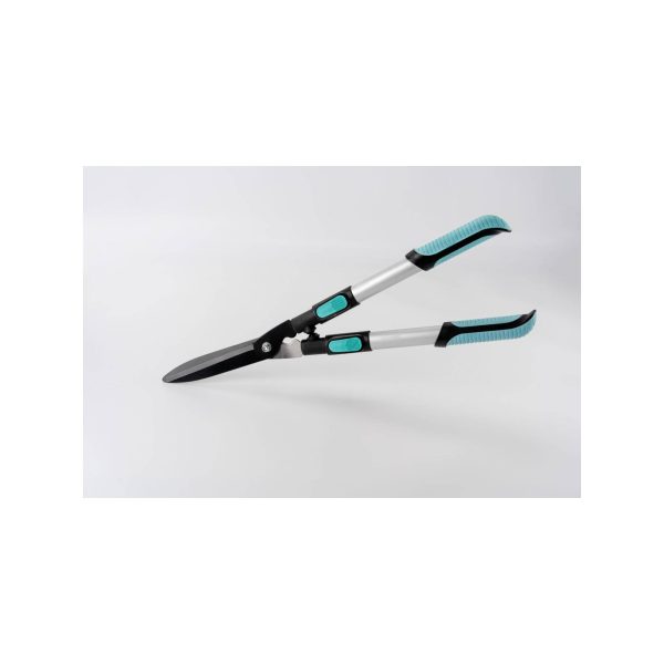 Cisaille à haie lame droite – Suan – Manche télescopique – Dimensions : 62-80 x 19-25 x 3 cm
