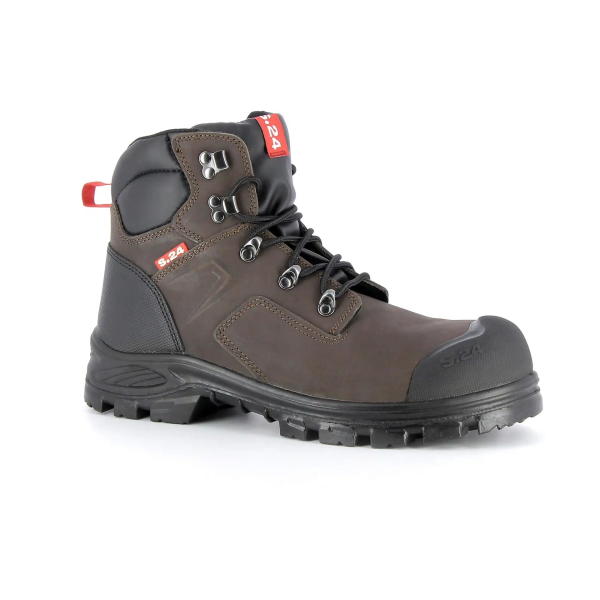Chaussures de sécurité montantes mixtes de chantier S.24 MATRIX EVO S3 Marron 42 Chaussures de sécurité montantes mixtes de chantier S.24 MATRIX EVO S3 Marron 42