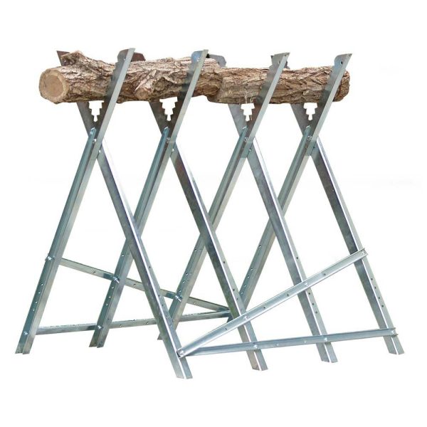 Chevalet de Sciage Pliable en Acier – Porte Bûches Robuste – Supporte Jusqu’à 150 kg – TERRE JARDIN Chevalet de Sciage Pliable en Acier – Porte Bûches Robuste – Supporte Jusqu’à 150 kg – TERRE JARDIN