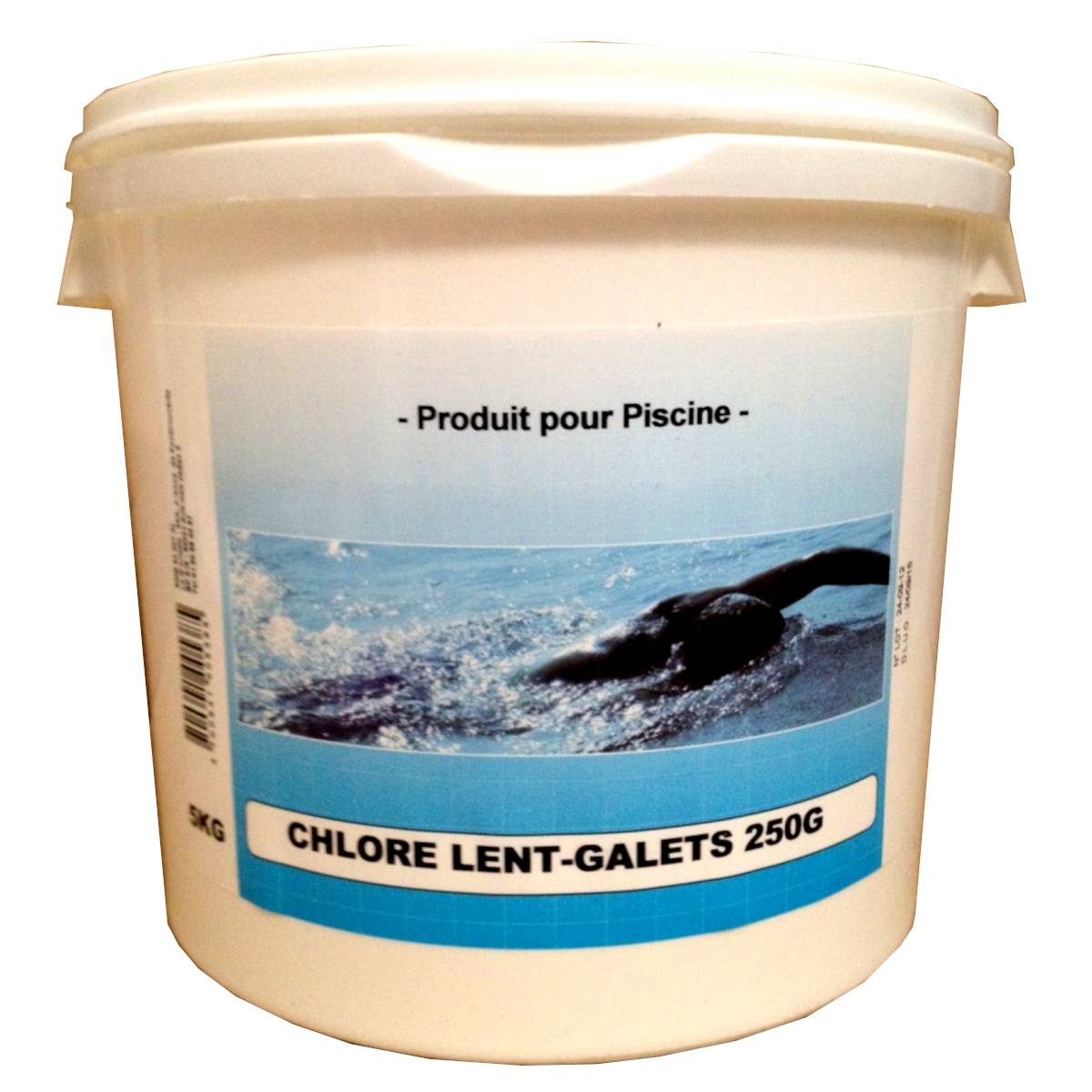 Chlore lent galet 250g 5kg 37040 Nmp