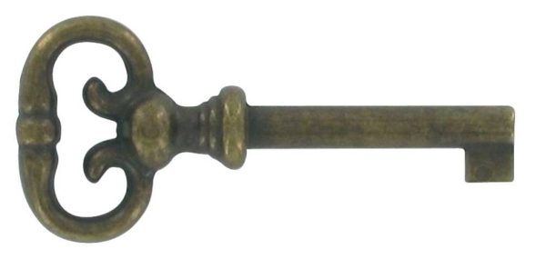 Clé 310 zamak vieux laiton – BROS – 310Z4 Clé 310 zamak vieux laiton – BROS – 310Z4