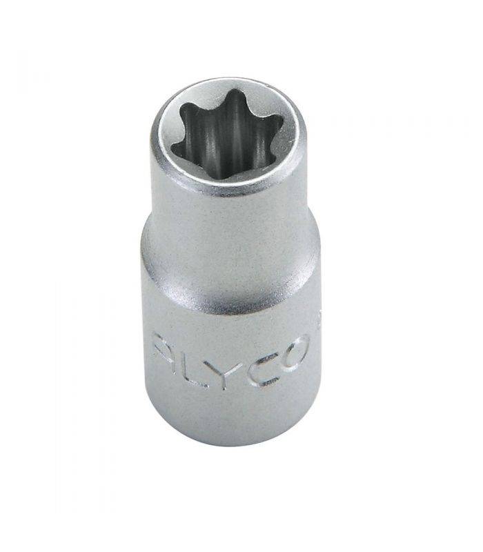 Clés à douille 1/4 torx femelles e5 ALYCO 192115
