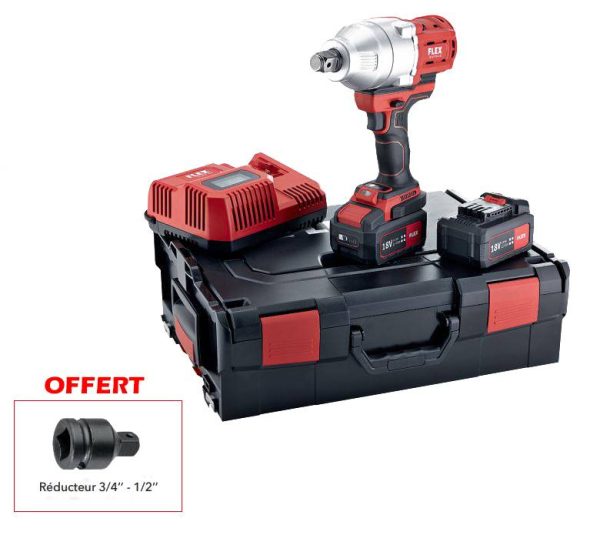 Clé à choc sur batterie IW 3/4′ 18.0-EC/5.0 Set FLEX – 920304 Clé à choc sur batterie IW 3/4′ 18.0-EC/5.0 Set FLEX – 920304