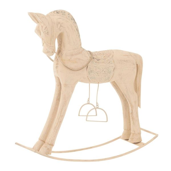Cheval à Bascule en Bois «Wiley» 53cm Naturel Cheval à Bascule en Bois «Wiley» 53cm Naturel