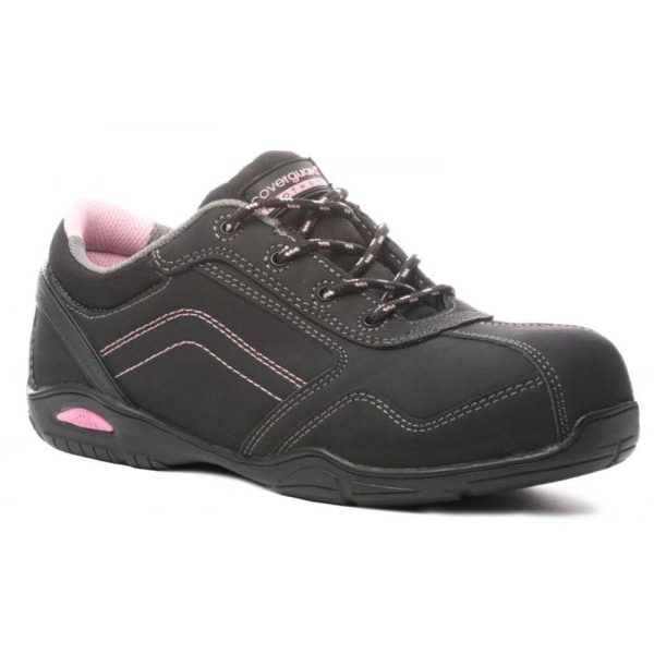 Chaussures de sécurité basses femme Coverguard Rubis S3 SRA HRO Noir / Rose 37 Chaussures de sécurité basses femme Coverguard Rubis S3 SRA HRO Noir / Rose 37