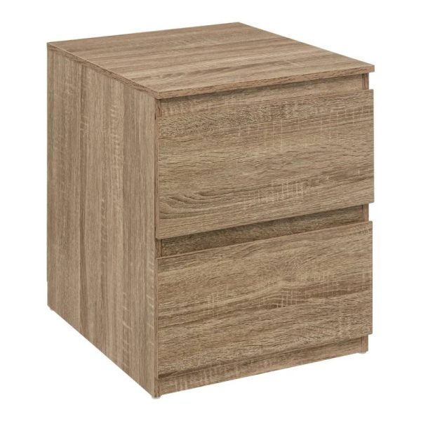 Chevet 2 tiroirs 38 cm Dolo naturel 5five Chevet 2 tiroirs 38 cm Dolo naturel 5five