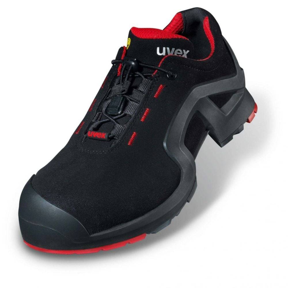 Chaussures de sécurité basses Uvex 1 X-TENDED SUPPORT S3 SRC Noir / Rouge 43