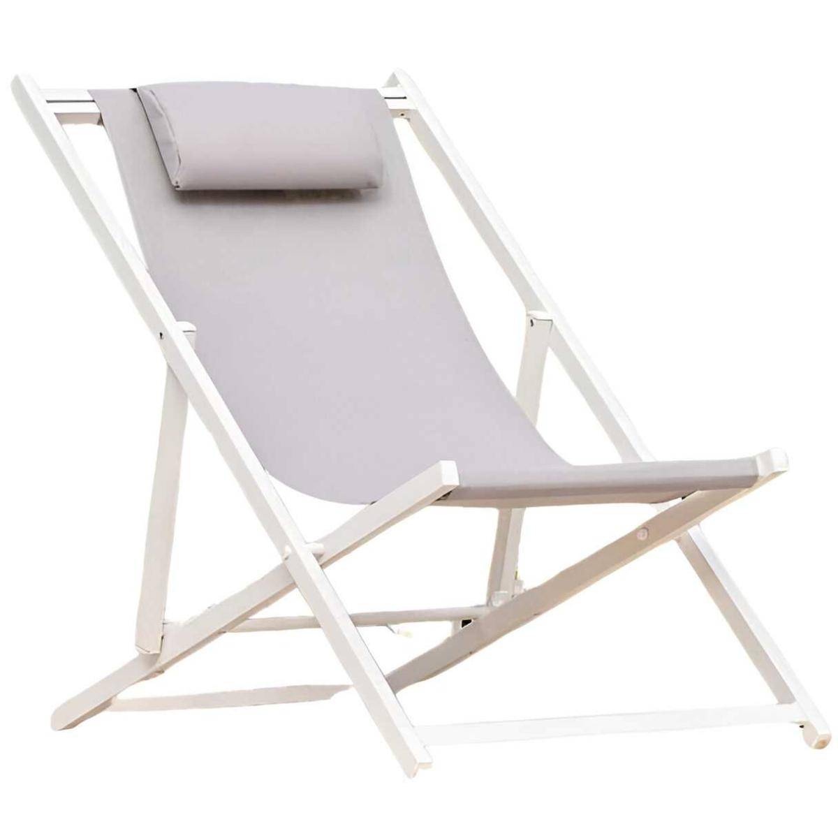 Chilienne en aluminium et textilène Sol (Lot e 2)