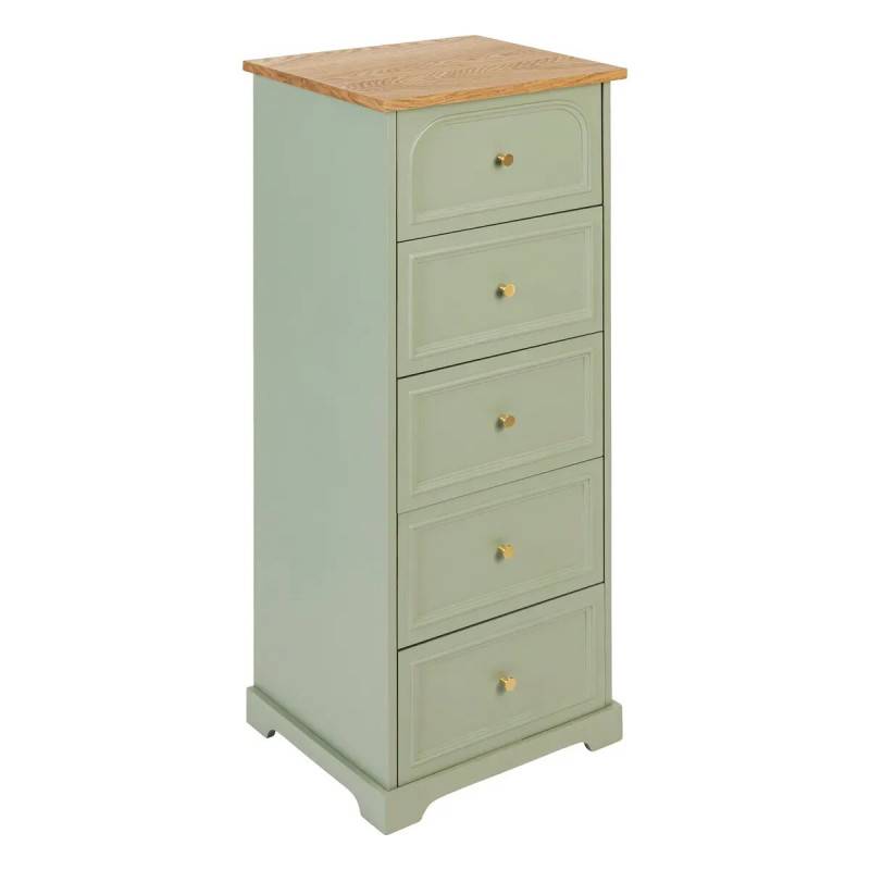 Chiffonnier 5 tiroirs Mohea céladon Atmosphera