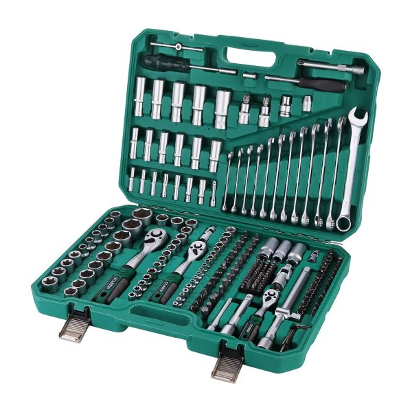 Clés à Douille et à Cliquet, Kit d’Outils, 219 PCS