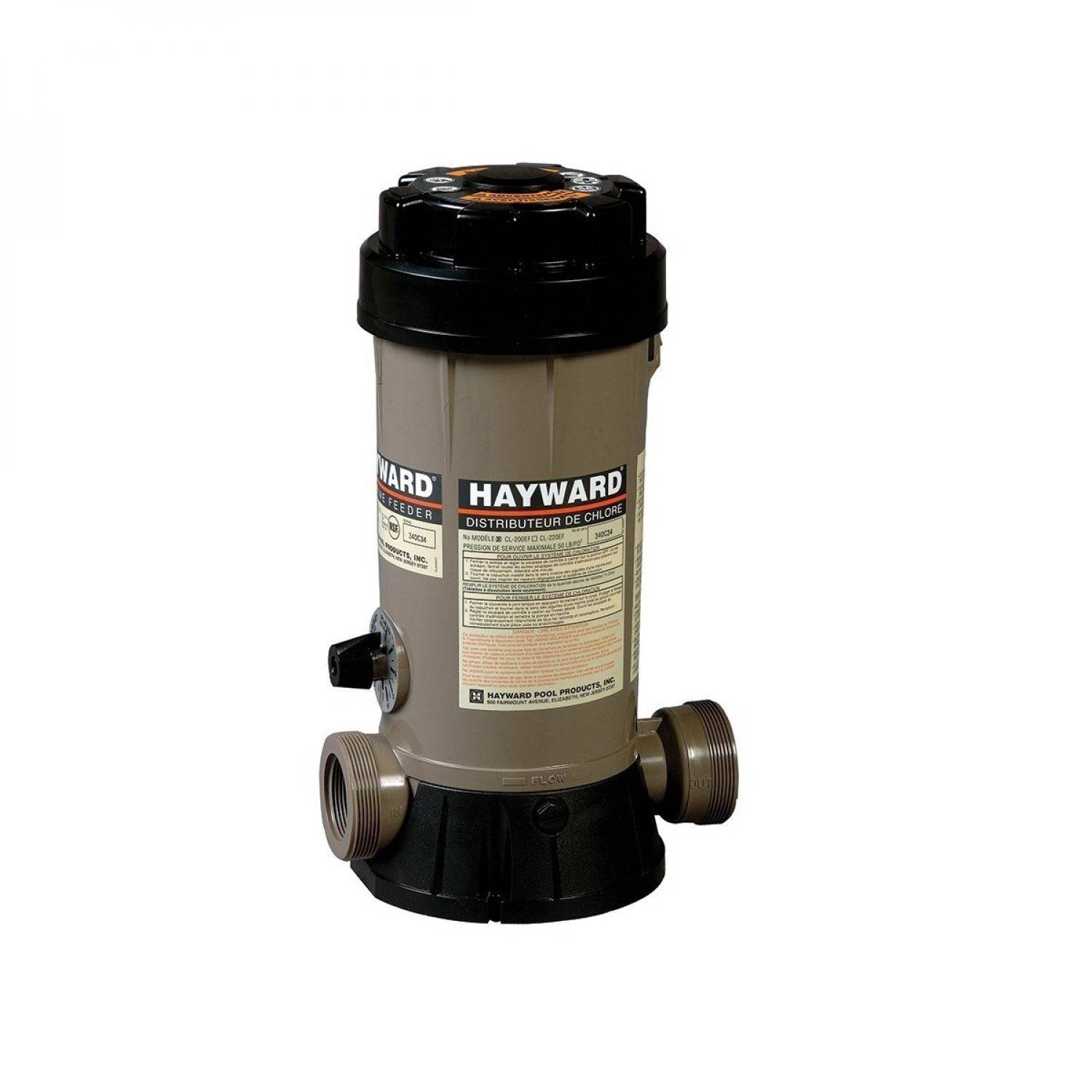 Chlorinateur en ligne 4 kg pour piscine - CL0200EURO - Hayward