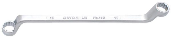 Clé polygonale double contre-coudée 14x17mm – UNIOR – 600521