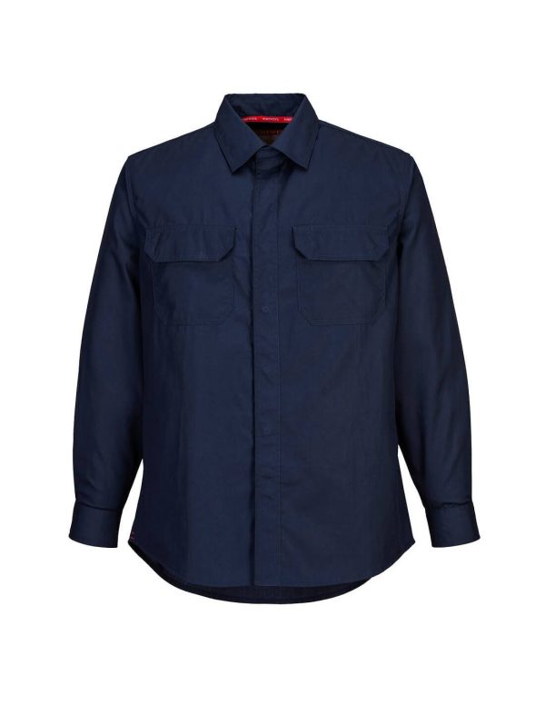 Chemise Bizflame Plus Couleur : Marine Taille M – Portwest Chemise Bizflame Plus Couleur : Marine Taille M – Portwest