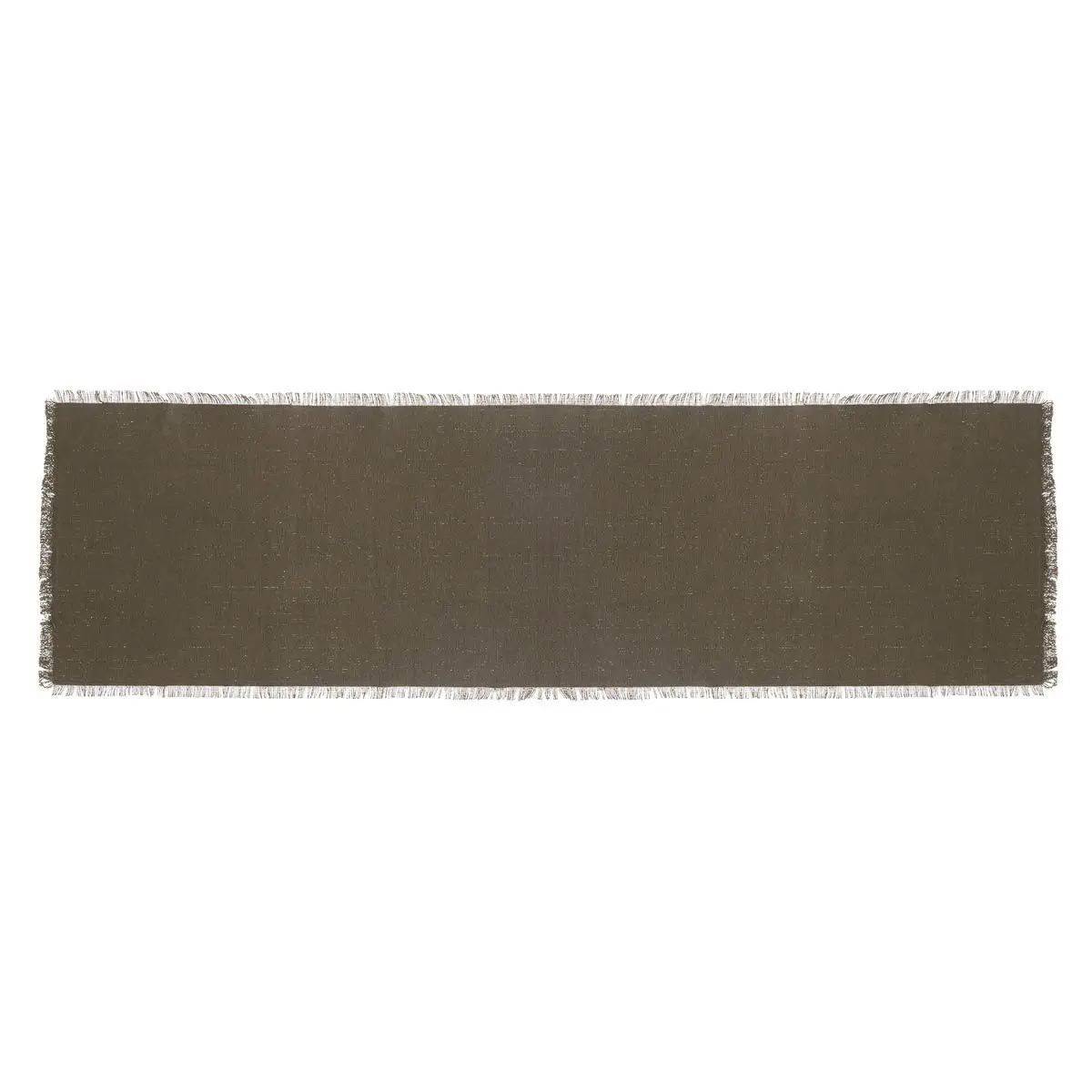 Chemin de Table "Maha" 38x140cm Vert Kaki