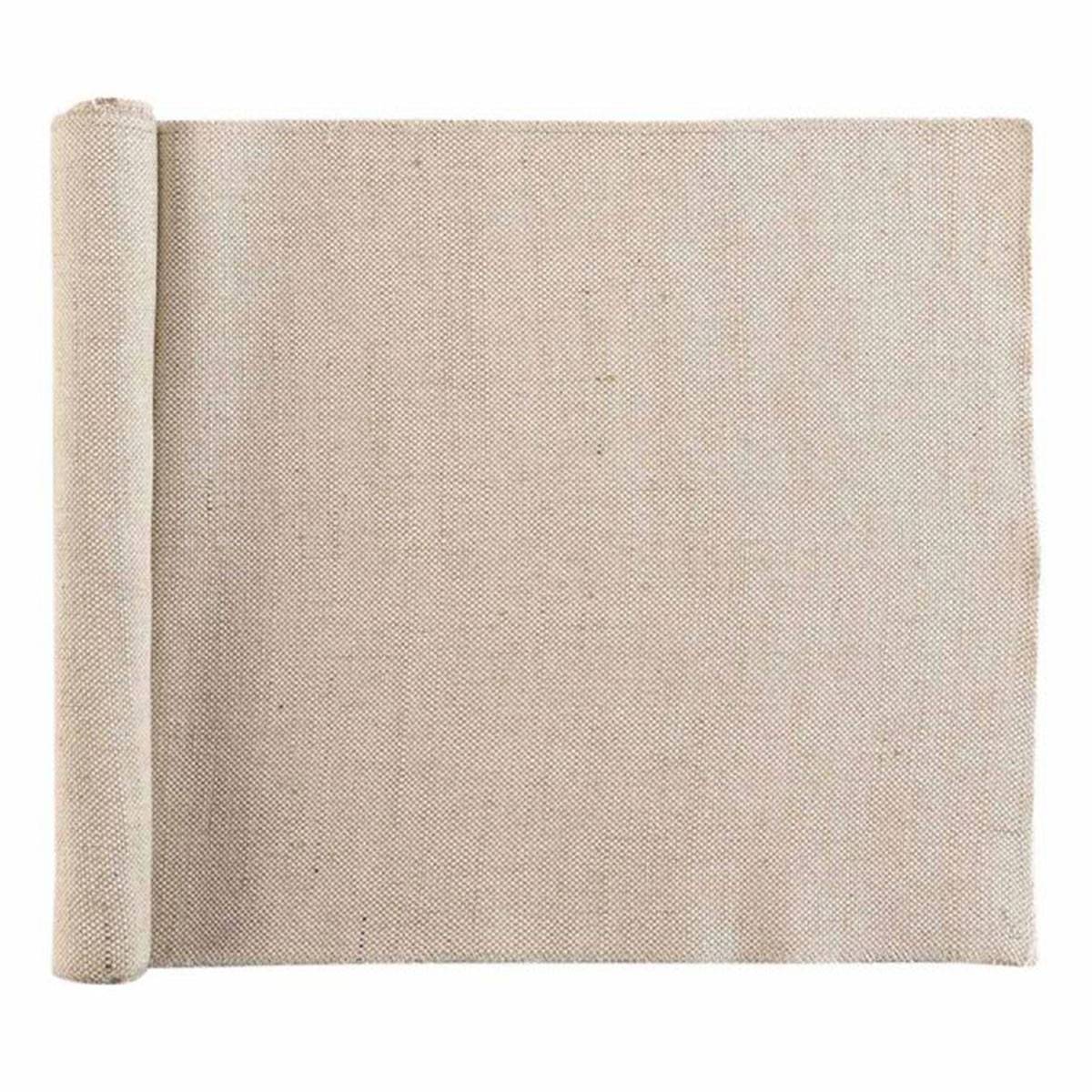 Chemin de Table en Jute "Tessi" 35x140cm Beige