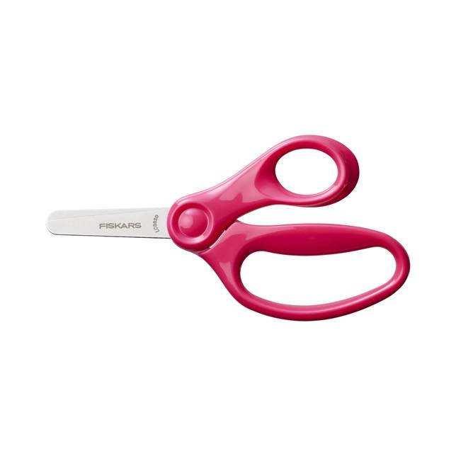 Ciseaux à bout rond pour enfants à partir de 6 ans - rose - 13 cm