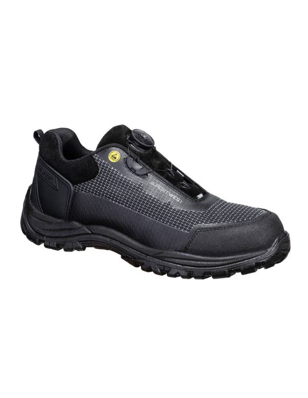 Chaussures Girder Composite Mid S3s Esd Sr Fo – Taille 44 – Noir/gris – Portwest Chaussures Girder Composite Mid S3s Esd Sr Fo – Taille 44 – Noir/gris – Portwest