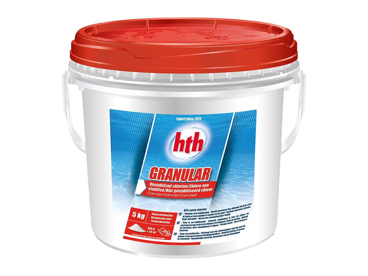 Chlore choc sans stabilisant Granular 5 kg - HTH
