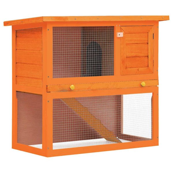 Clapier d’extérieur Enclos pour petits animaux 1 porte Bois vidaXL 170158 Clapier d’extérieur Enclos pour petits animaux 1 porte Bois vidaXL 170158