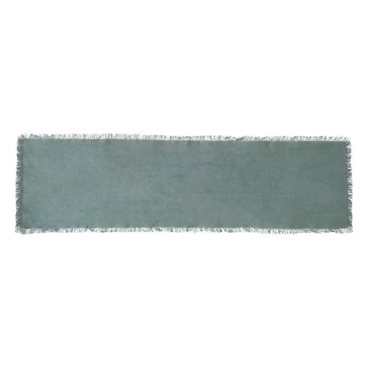 Chemin de Table "Maha" 38x140cm Vert Céladon