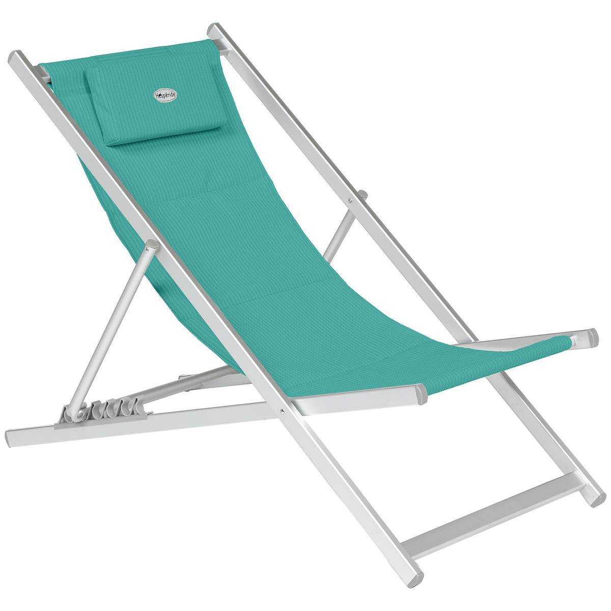 Chilienne de jardin "Honolulu" émeraude aluminium satiné Hespéride