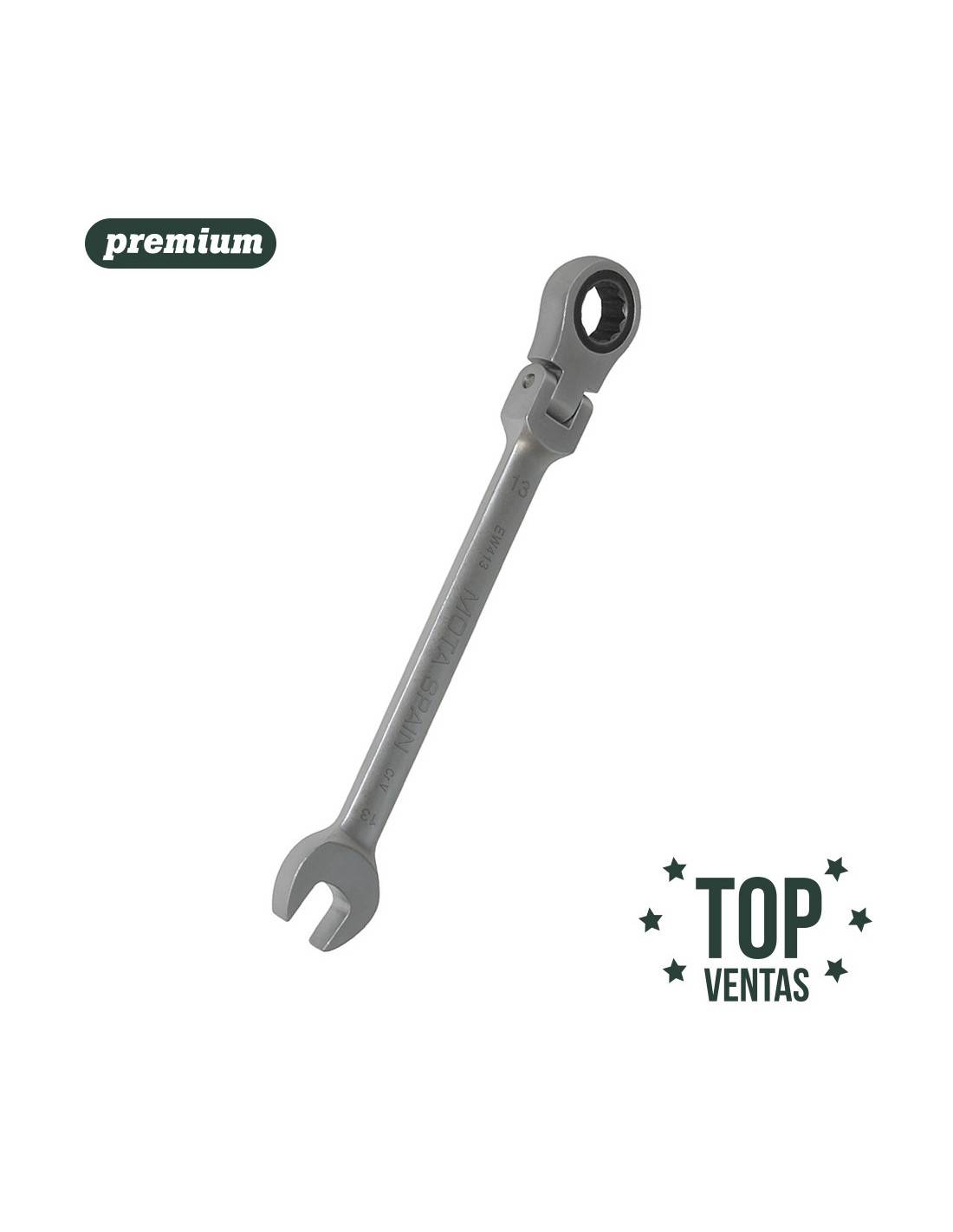 Clé à Cliquet Articulée 19mm Articulation Flexible Et Robustesse - Mota Herramientas