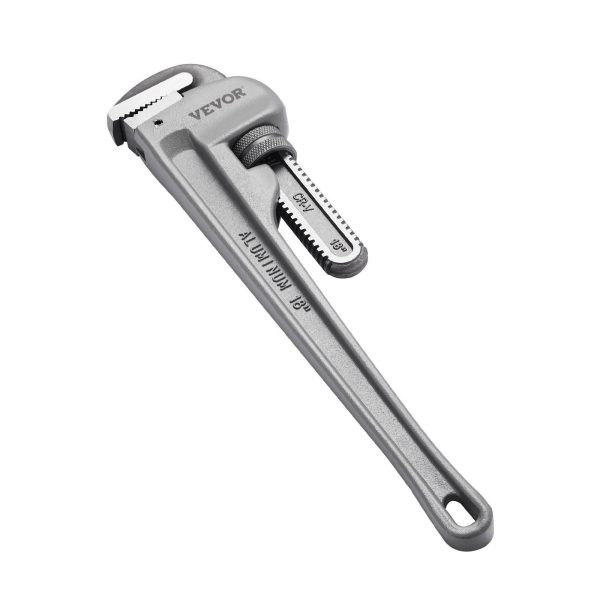 VEVOR Clé serre tubes 45,7 cm, aluminium, poignée ergo. VEVOR Clé serre tubes 45,7 cm, aluminium, poignée ergo.