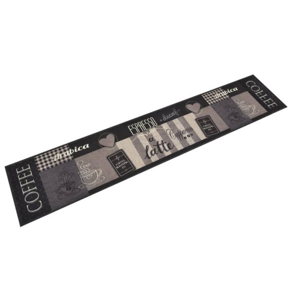 Chemin de Cuisine Long Design Café Velours Absorbant et Antidérapant Noir 60×300 cm – ComfortXL Outdoor Living Chemin de Cuisine Long Design Café Velours Absorbant et Antidérapant Noir 60×300 cm – ComfortXL Outdoor Living